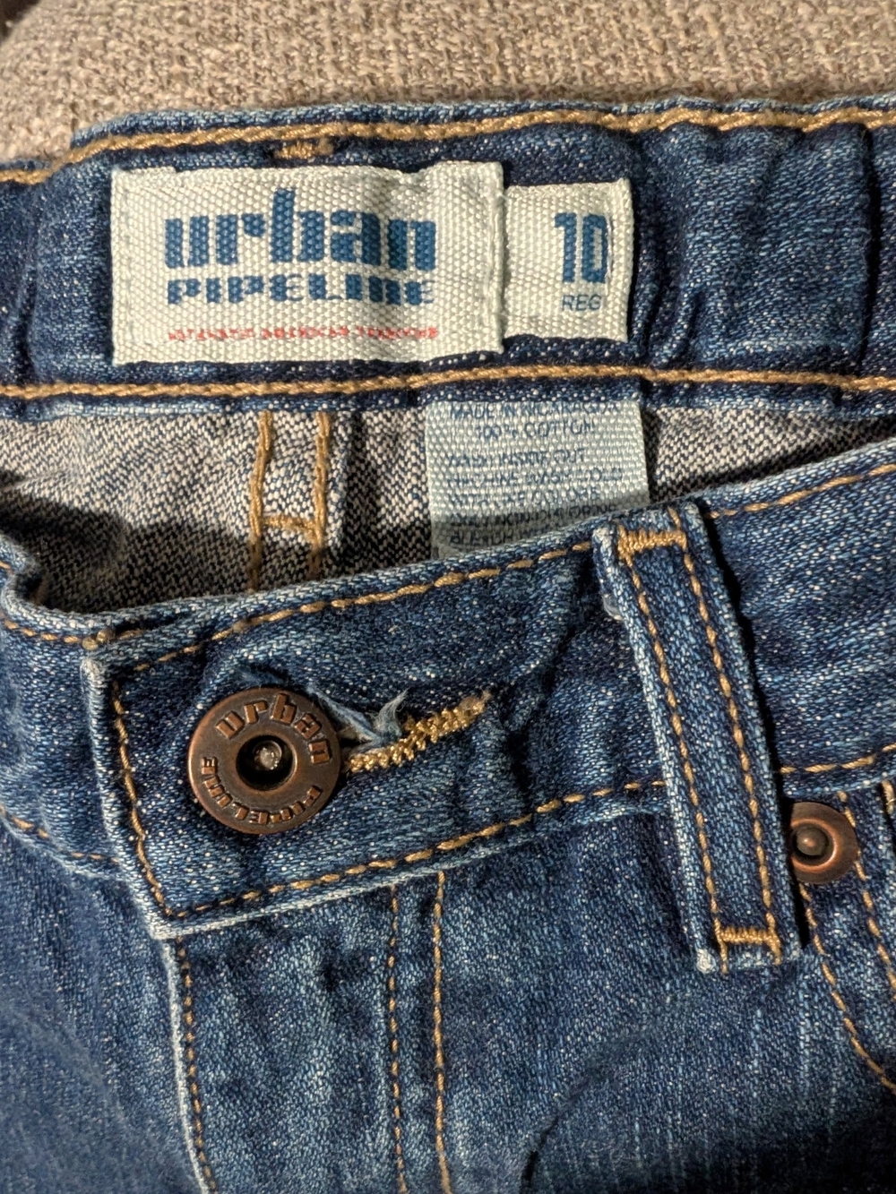 Urban Pipeline Boy's Blue Jeans